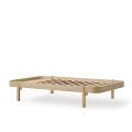 Wood Lounger Bett 120 Eiche - Oliver furniture