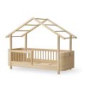 Hausbett WOOD Mini+ mitwachsend - Eiche - Oliver furniture