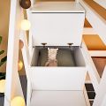 LIFETIME Kinderhochbett Breeze mit Treppe