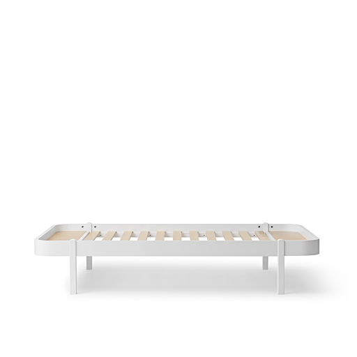 Wood Lounger Bett 120 Weiss- Oliver furniture