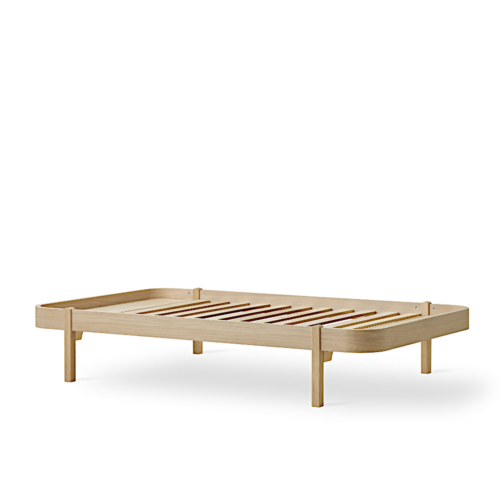 Wood Lounger Bett 120 Eiche - Oliver furniture